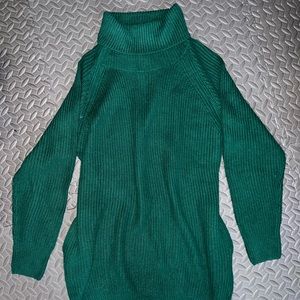 Super cute green sweater dress